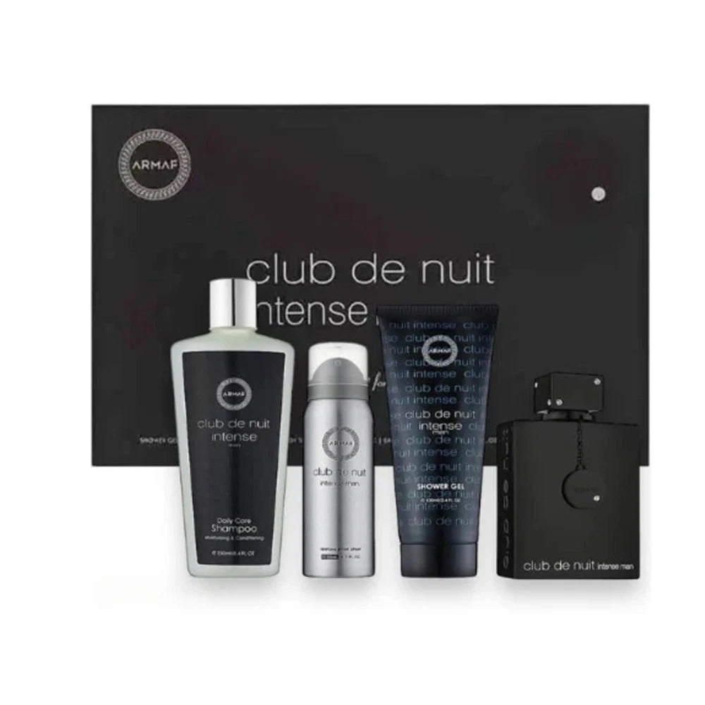 Armaf Men's Club de Nuit Intense 4pcs EDT Gift Set Fragrances