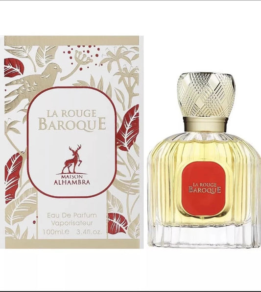 Maison Alhambra La Rouge Baroque for Unisex Eau de Parfum Spray 3.4 Ounce