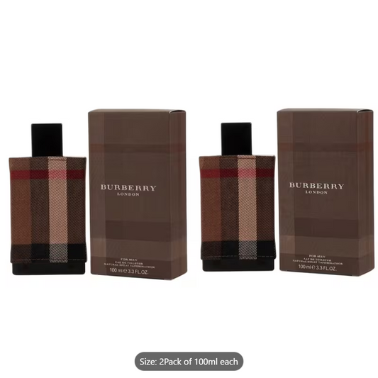 Burberry London Eau de Toilette Men perfume 2x3.3fl.oz
