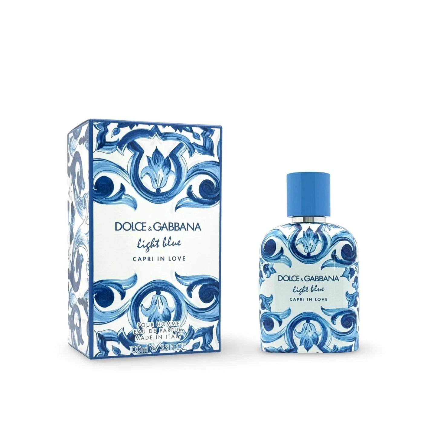 Dolce and Gabbana Men's Light Blue Capri In Love EDP Spray 3.4 oz