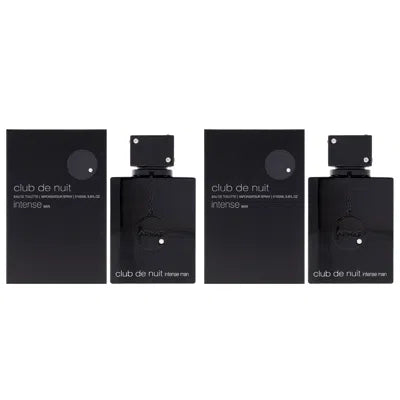 Armaf Club De Nuit Intense Man Eau De Toilette 3.6oz (Pack of 2) – Long Lasting Woody Citrus Fragrance for Men | Premium Perfume Bundle