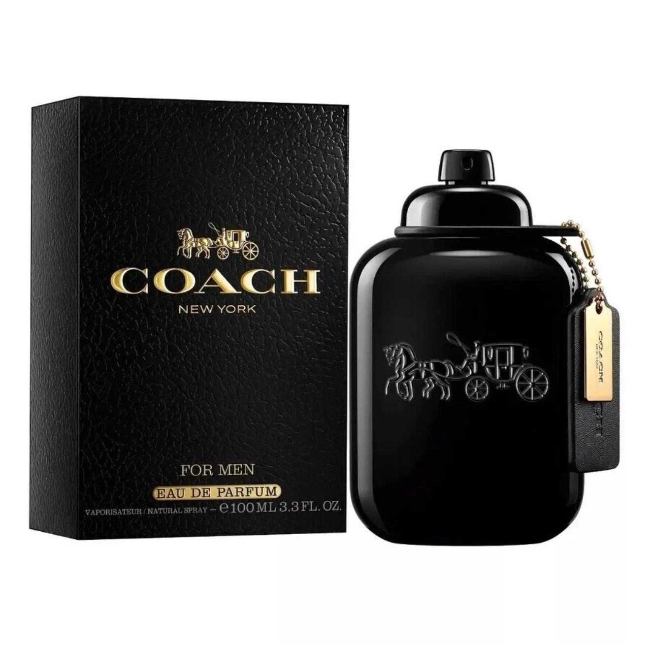 Coach New York Eau De Parfum Spray for Men 3.3 oz New Launch