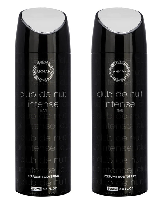 *PACK OF 2* ARMAF Club De Nuit Intense for Men 6.8 oz 200 ml Perfume Body Spray