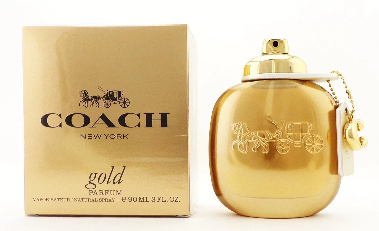 Coach New York GOLD 3.0 oz./ 90 ml. PARFUM Spray for Women NEW RELEASE