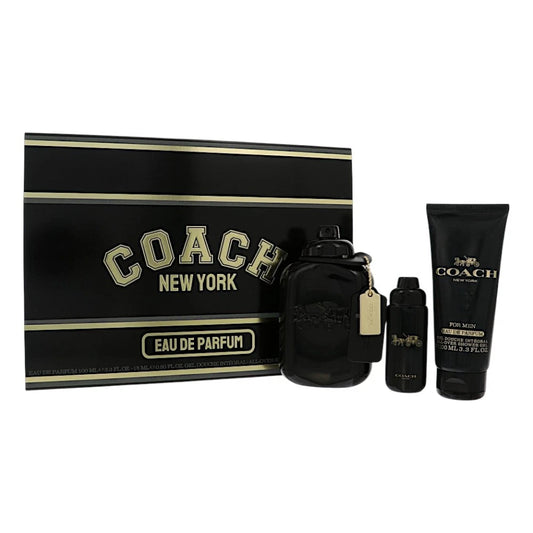 Coach Men by Coach Gift Set for Men 3Pc Gift Set- 3.3Oz Edp Spray,0.5Oz Edp