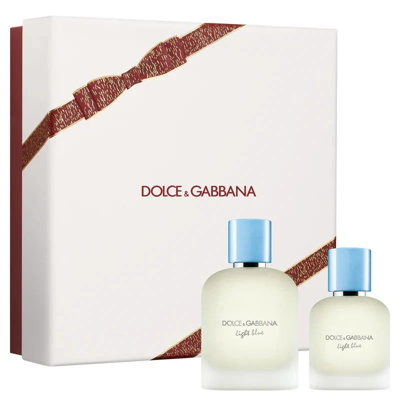 Dolce & Gabbana Light Blue 2 Pc Set Eau De Toilette 3.3 oz + 1.7 oz New Boxed