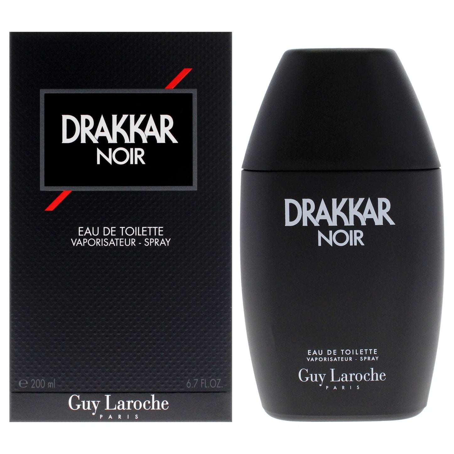 Drakkar Noir by Guy Laroche Eau de Toilette Spray Fragrance for Men, 6.7 oz