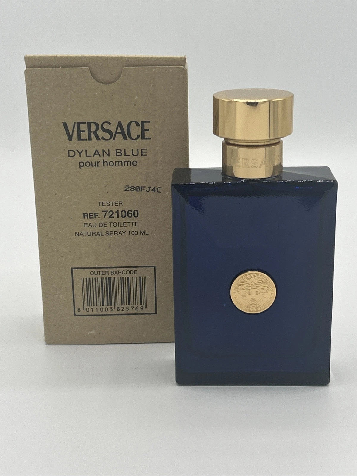 Versace Pour Homme Dylan Blue for Men 3.4 oz EDT Spray (Teste with Cap)