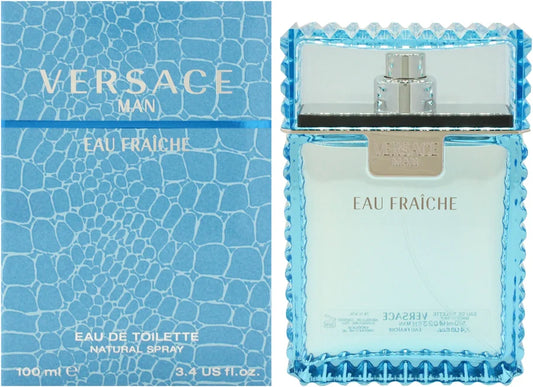 VERSACE EAU FRAICHE EDT 3.4FLOZ/100ML FOR MEN tester box