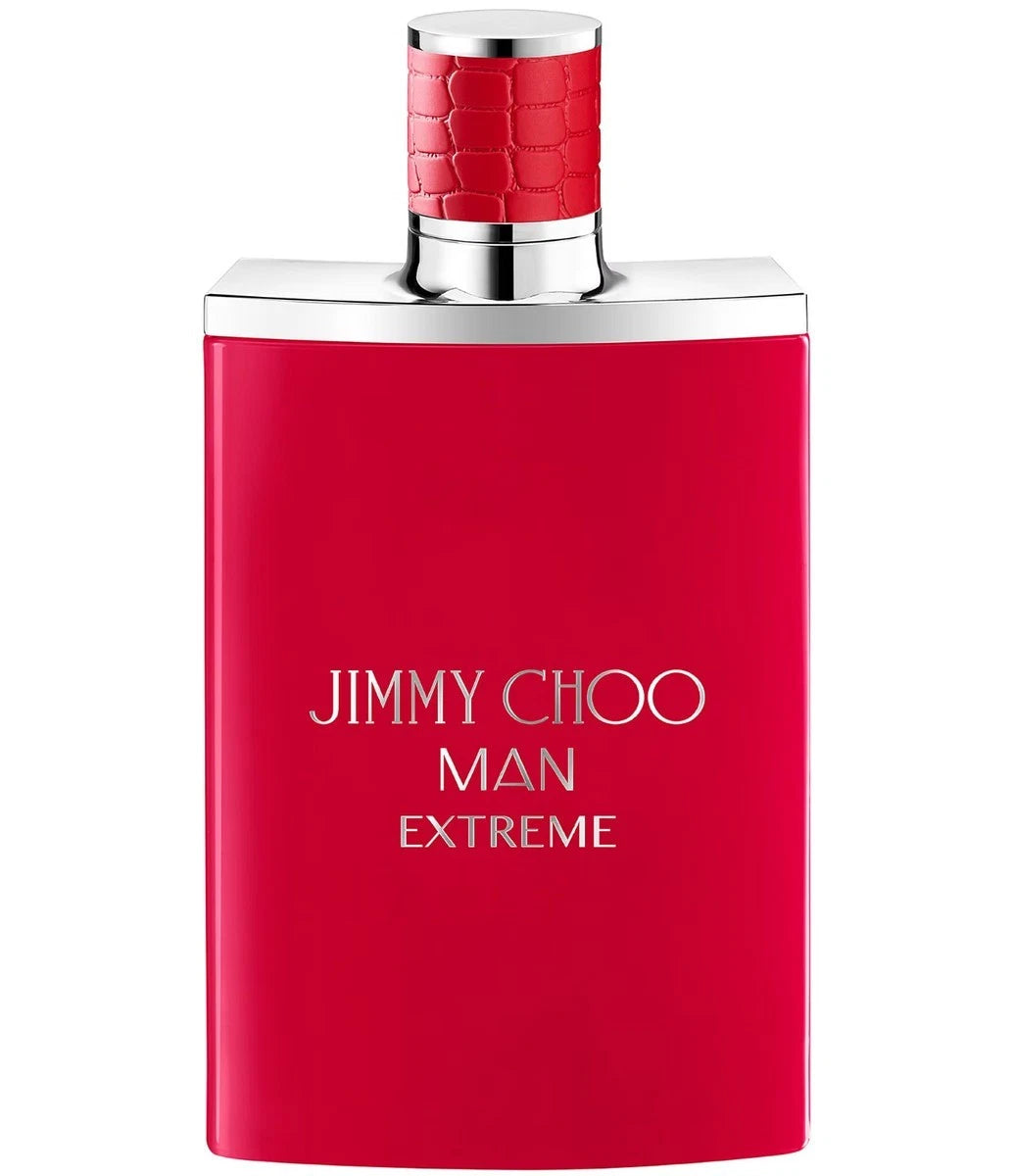 Jimmy Choo Man Extreme Eau de Parfum for Men, 6.7 Fl Oz Intense Spray, Bold Leather & Woody Scent, All-Night Longevity Fragrance, Value Size Luxury Cologne