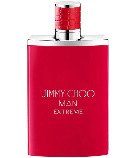 Jimmy Choo Man Extreme Eau de Parfum for Men, 6.7 Fl Oz Intense Spray, Bold Leather & Woody Scent, All-Night Longevity Fragrance, Value Size Luxury Cologne