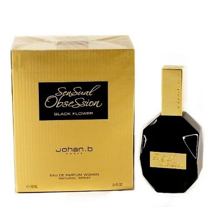 Sensual Obsession Black Flower women's EDP 3.4OZ luxury perfume bottle
