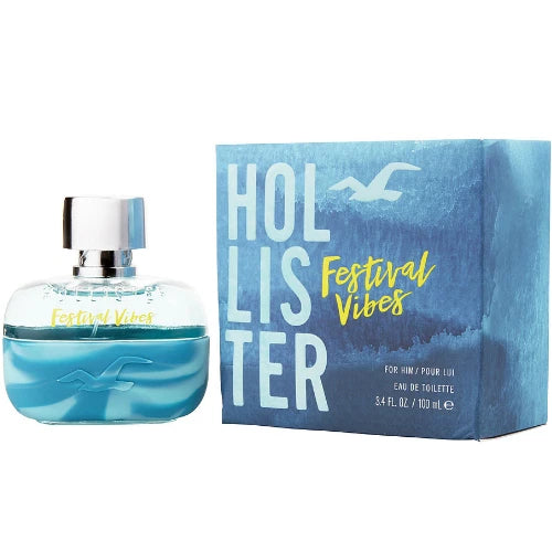 Hollister Festival Vibes 3.4 oz EDT Cologne for Men