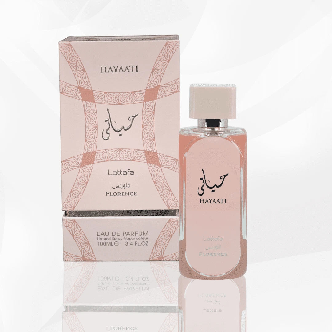 Lattafa Hayaati Florence 3.4 fl oz Eau de Parfum – Elegant Women’s Fragrance
