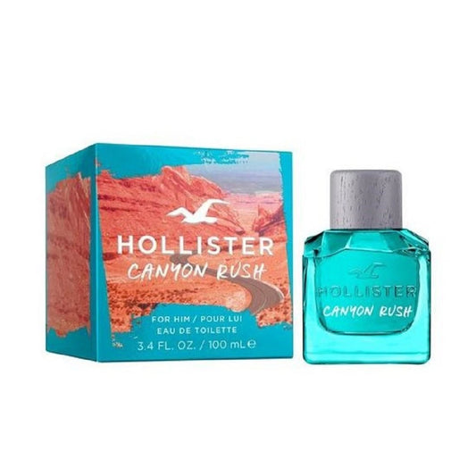 Hollister Men's Canyon Rush EDT Spray 3.4 oz