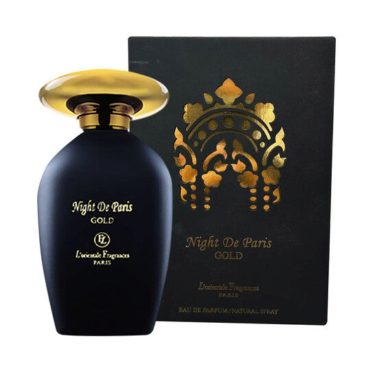 Night De Paris Gold Tester unisex EDP 3.4OZ luxury perfume bottle