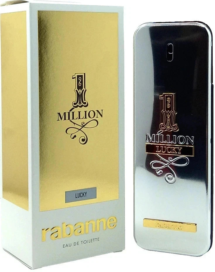 PACO RABANNE 1 MILLION LUCKY EAU DE TOILETTE SPRAY MEN 3.4 Oz / 100 ml