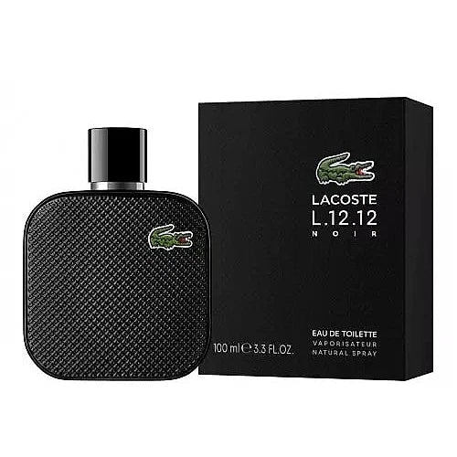 Lacoste Eau De Lacoste L.12.12 Noir by Lacoste for Men - 3.3 oz EDT Spray