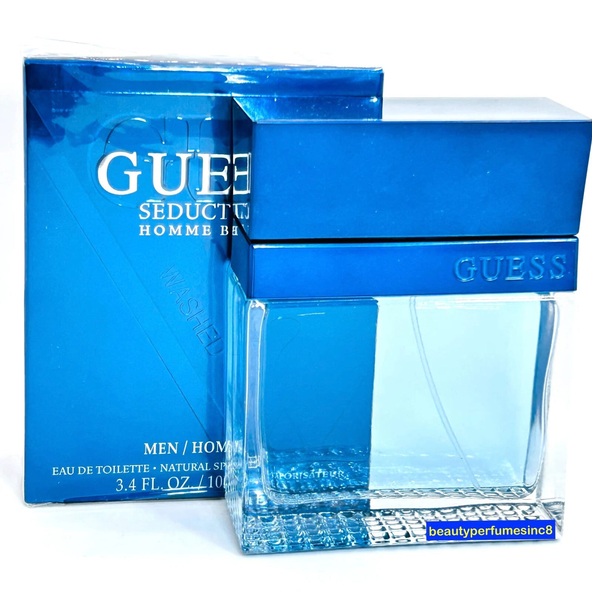 Guess Men's Seductive Homme Blue EDT Spray 3.4 oz (100 ml)