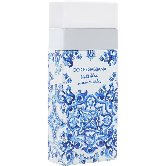 Dolce and Gabbana Ladies Light Blue Summer Vibes EDT Spray 3.38 oz travel bottle with cap