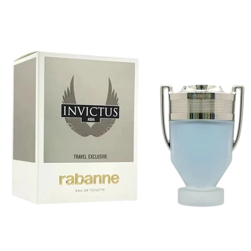 Invictus Aqua 3.4 oz / 100 ML By Paco rabanne EDT For Men Travel Exclusive