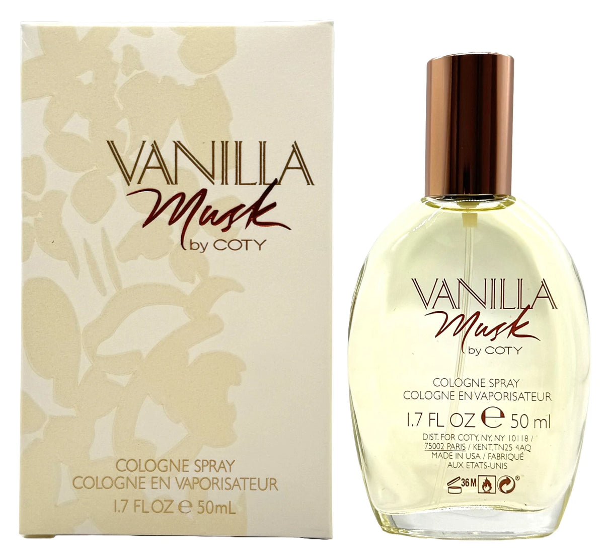 Vanilla Musk by Coty for Women 1.7 oz Cologne Spray